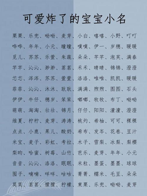 和七月配对的名字女孩子(跟七月有关的小名女)