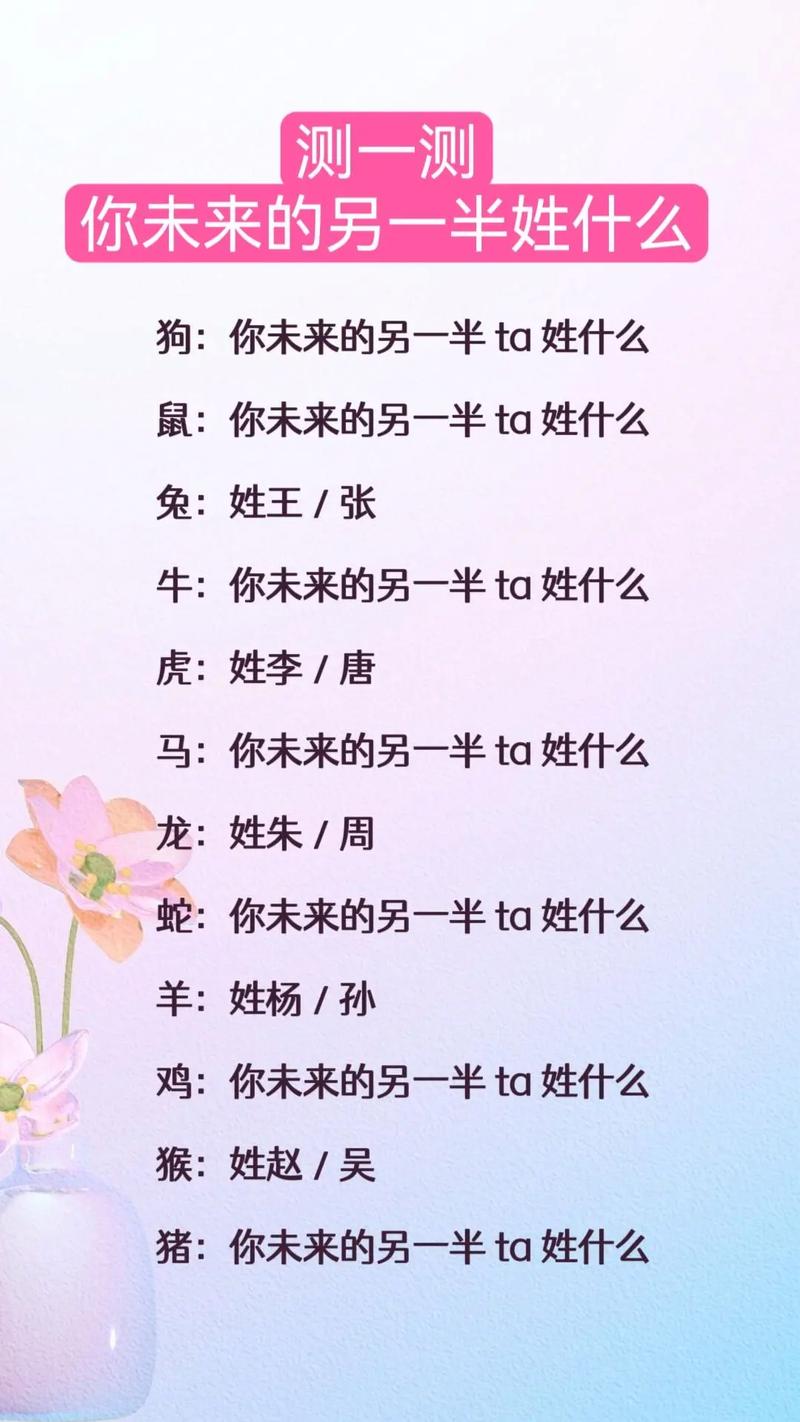 测算未来另一半的名字 测试未来另一半名字里有啥字